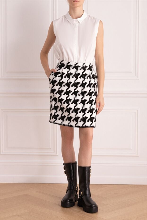 Peserico women's classic blouse sleeveless white 159613 - photo 2