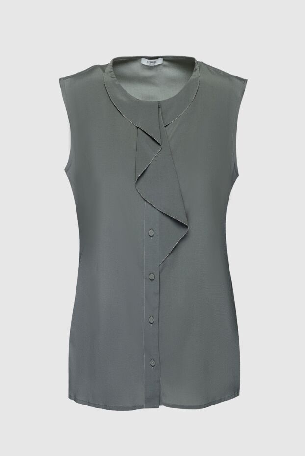 Peserico жіночі блуза з шовку сіра жіноча купити фото з цінами 159620 - фото 1