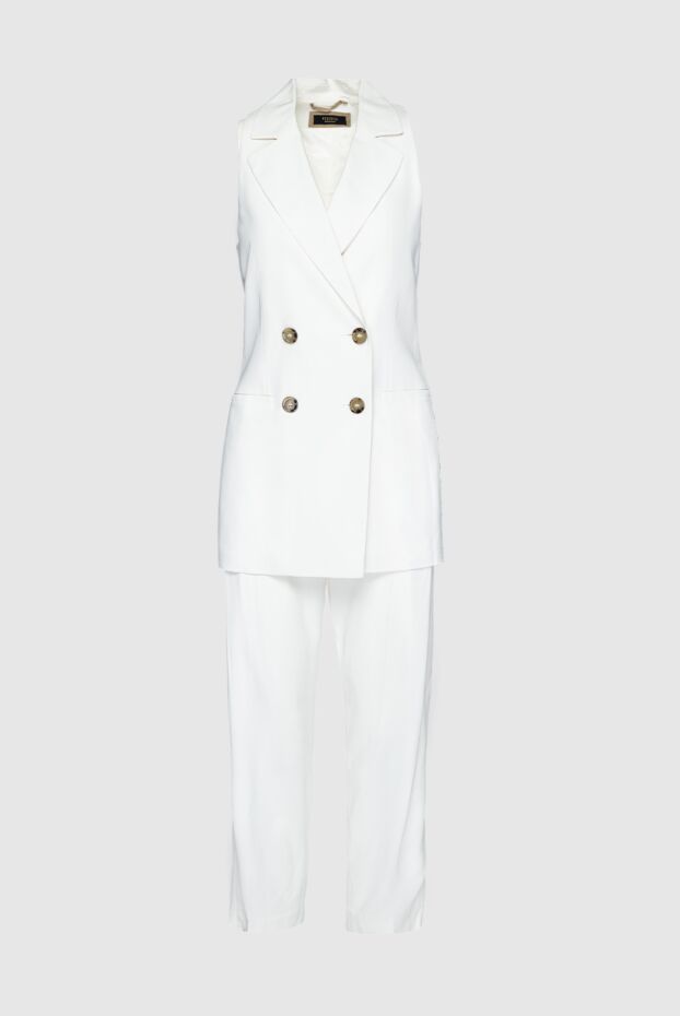 Peserico woman white women's trouser suit made of viscose and elastane buy with prices and photos 159653 - photo 1