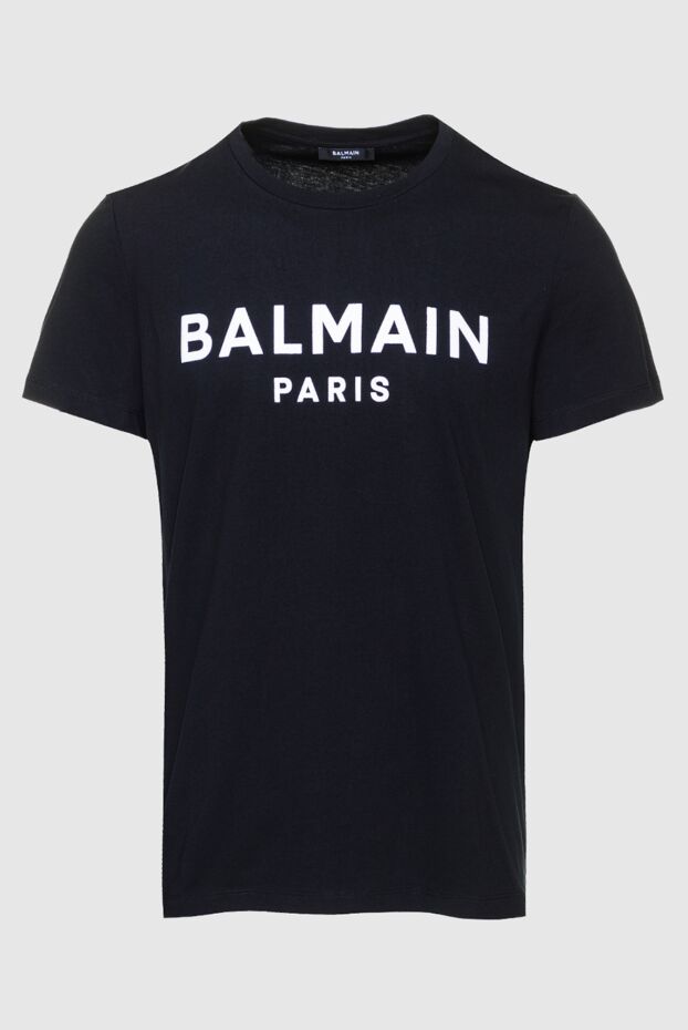 Balmain man black cotton t-shirt for men buy with prices and photos 159802 - photo 1