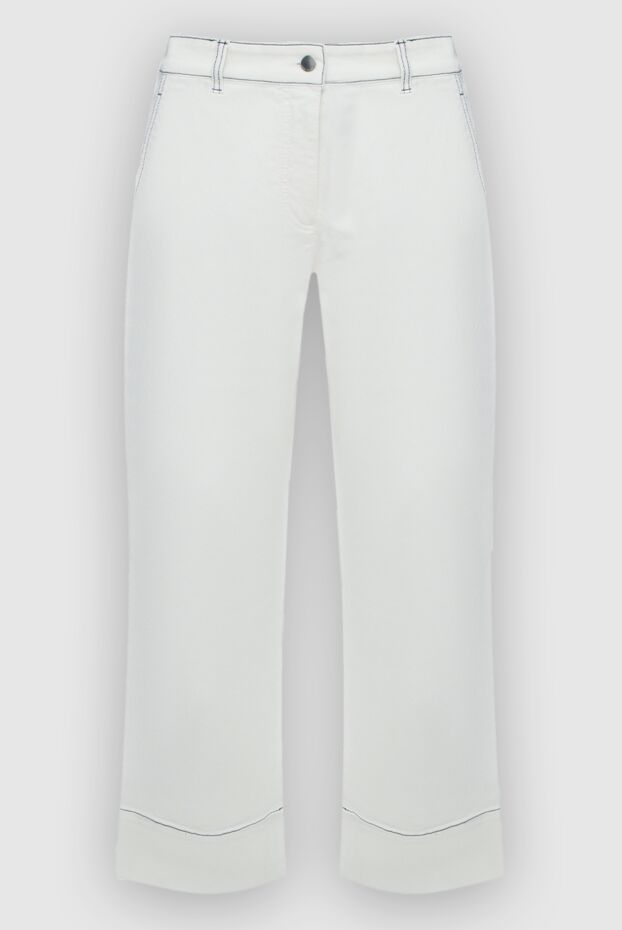 Loro Piana woman white cotton trousers for women buy with prices and photos 159834 - photo 1