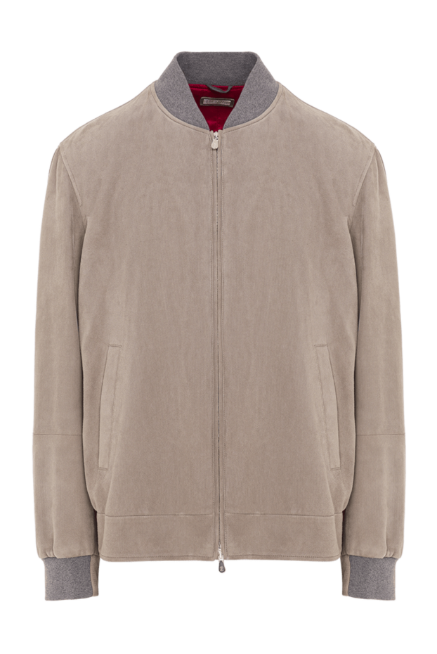 Gray suede jacket for men - photo 1
