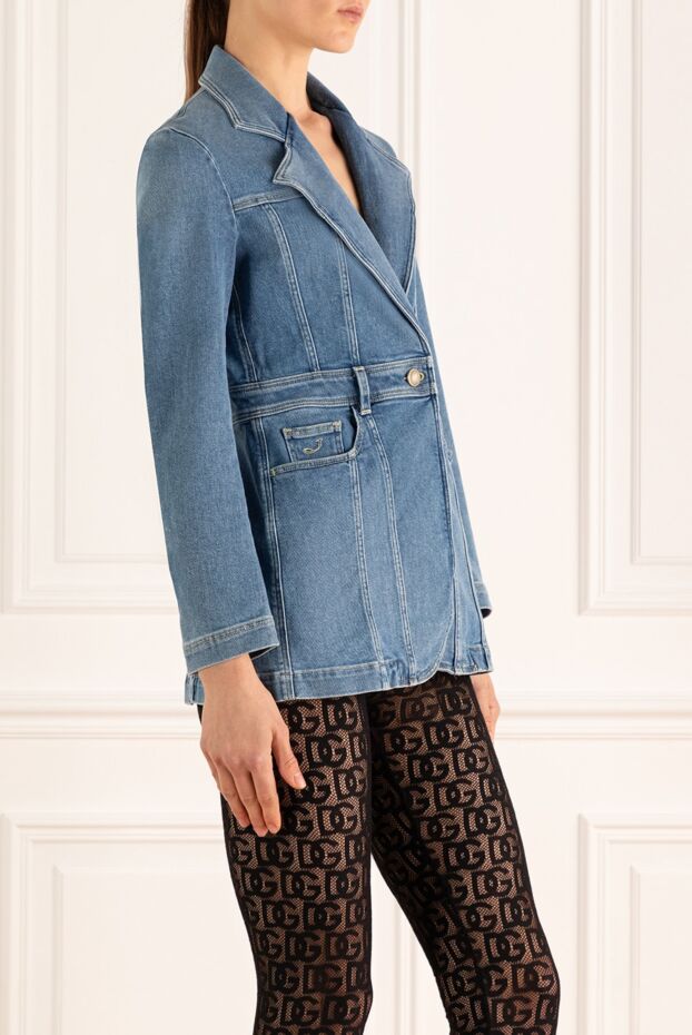 Jacob Cohen blue denim jacket made of cotton and elastane for women. 159986 - photo 3