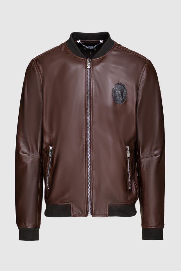 Billionaire чоловічі куртка шкіряна коричнева чоловіча купити фото з цінами 159992 - фото 1