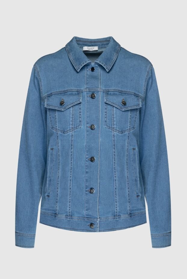 Peserico woman denim jacket made of cotton and elastane blue for women buy with prices and photos 160035 - photo 1