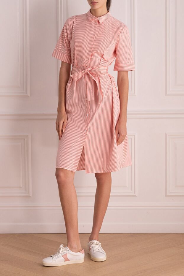 Peserico женские платье розовое женское купить с ценами и фото 160046 - фото 2