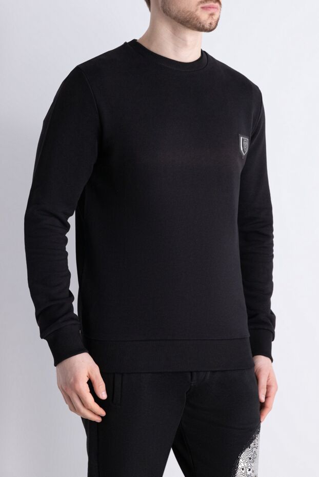 Philipp Plein classic black sweatshirt with accent patch 160067 - photo 3