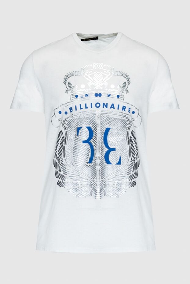 Billionaire white cotton t-shirt for men 160083 - photo 1
