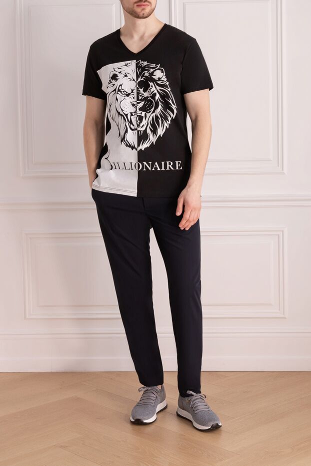 Billionaire man black cotton t-shirt for men buy with prices and photos 160085 - photo 2
