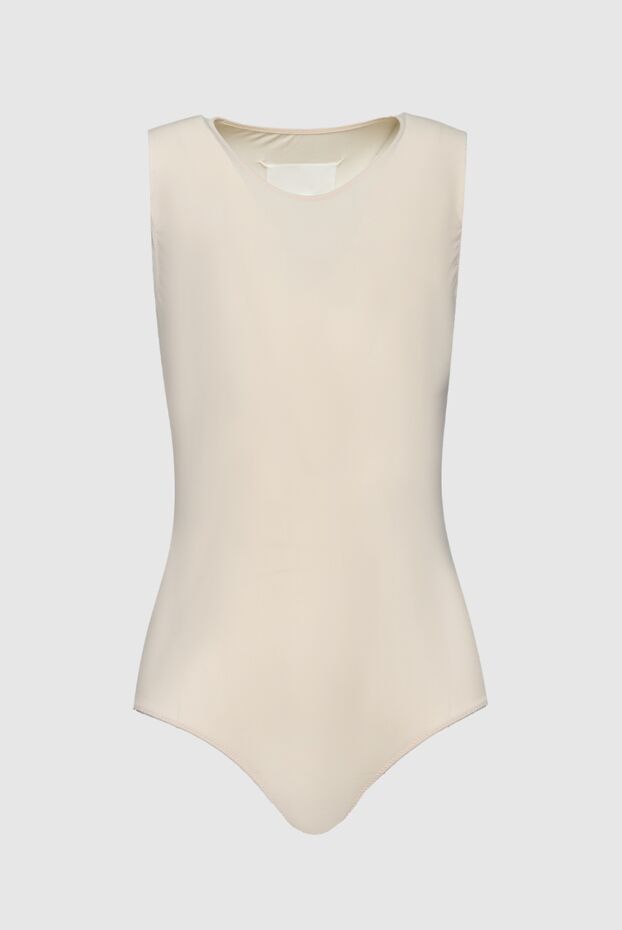 Maison Margiela woman beige bodysuit made of polyamide and elastane for women buy with prices and photos 160197 - photo 1