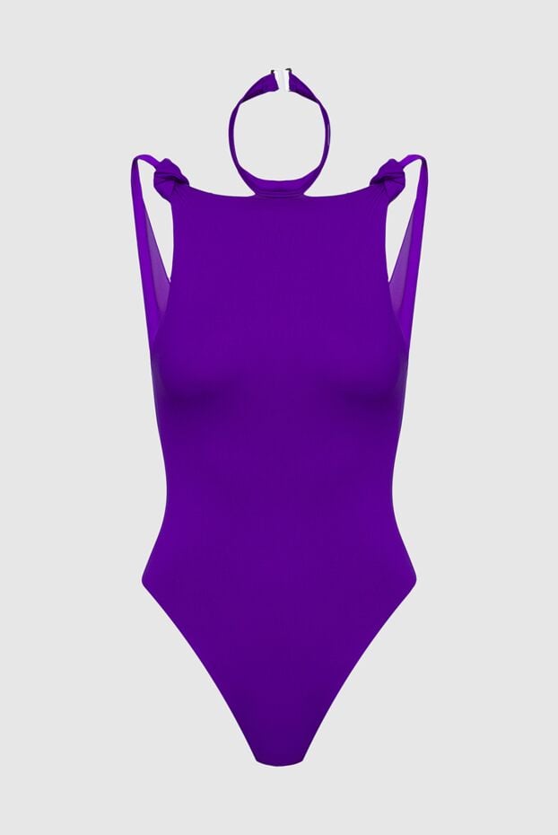 The Attico swimsuit compatible with polyamide and elastane purple women's 160205 - photo 1