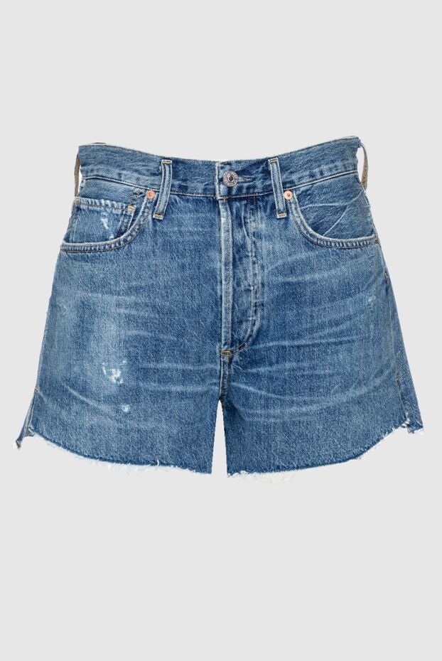 Citizens of Humanity woman blue cotton shorts for women buy with prices and photos 160209 - photo 1