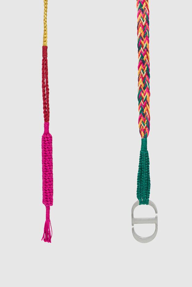 Dior women's colored linen weave belt 160289 - photo 3
