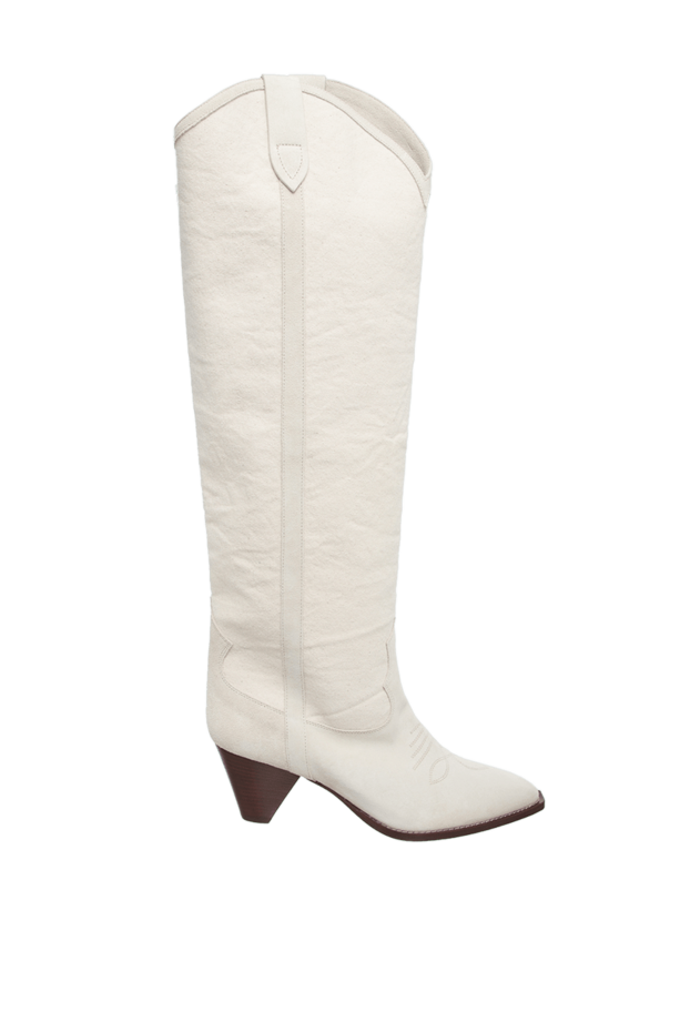 Isabel Marant woman white leather and textile boots for women buy with prices and photos 160355 - photo 1