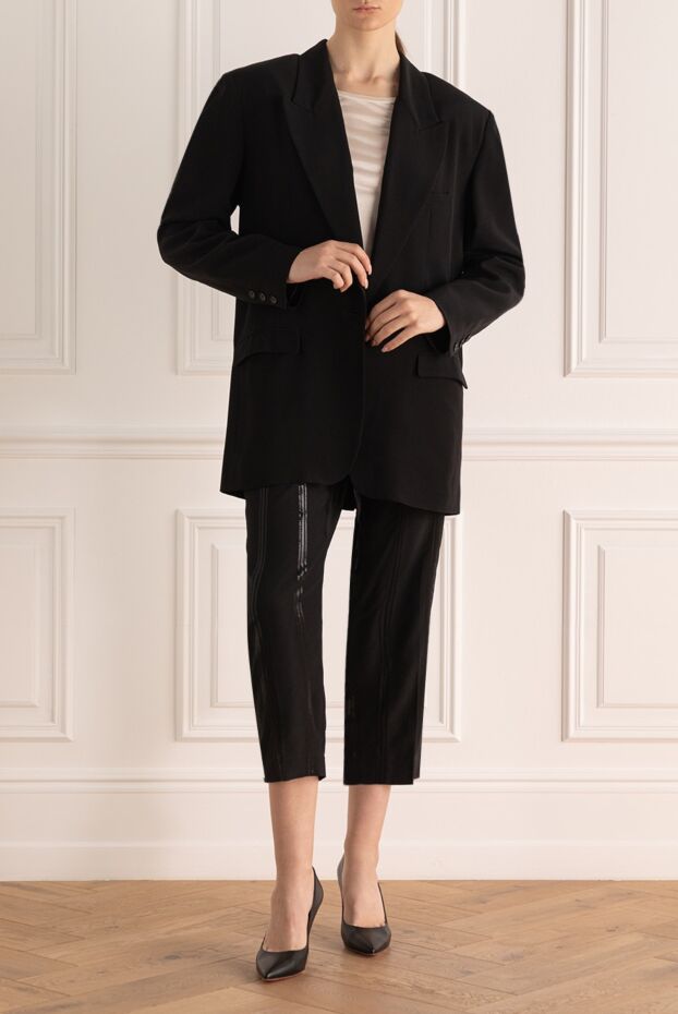 Isabel Marant black acetate and silk jacket for women 160362 - photo 3