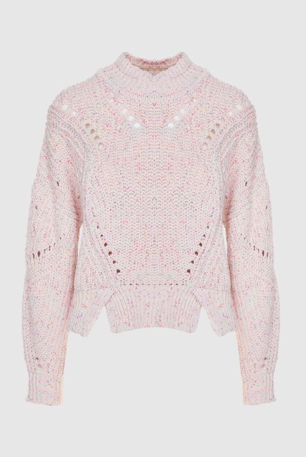 Isabel Marant pink womens jumper with openwork knitting 160383 - photo 1