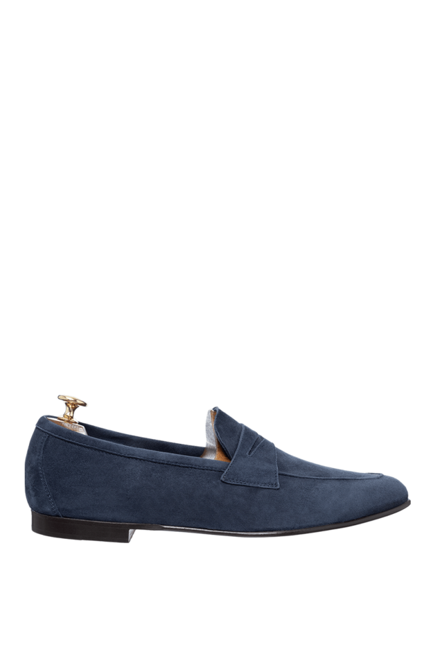 Andrea Ventura man blue suede loafers for men buy with prices and photos 160387 - photo 1