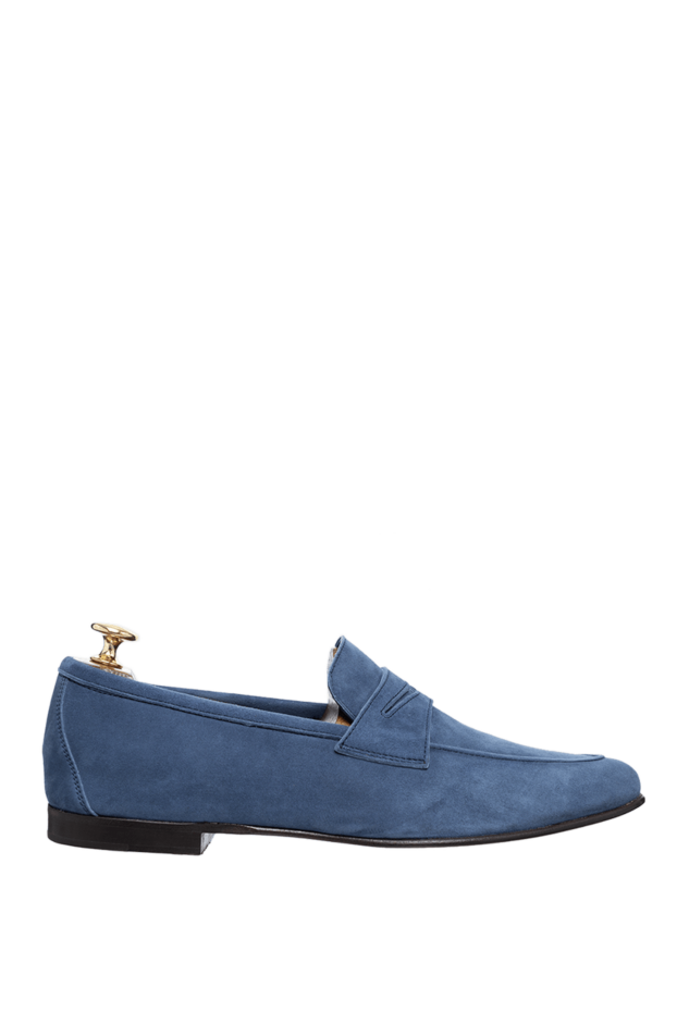 Andrea Ventura man blue suede loafers for men buy with prices and photos 160389 - photo 1