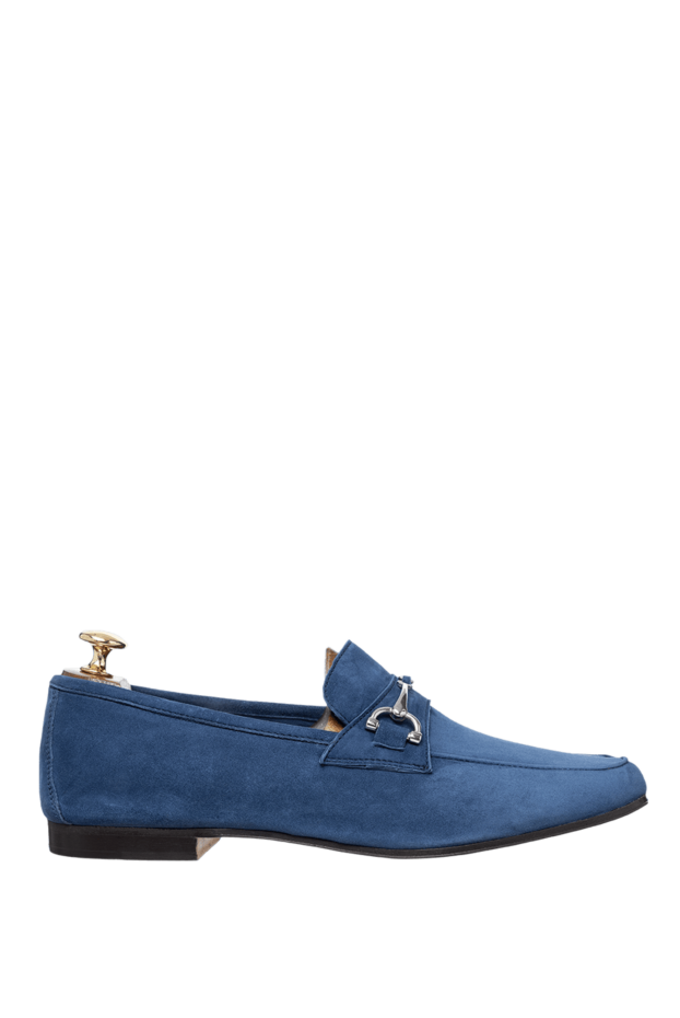 Andrea Ventura man blue suede loafers for men buy with prices and photos 160395 - photo 1