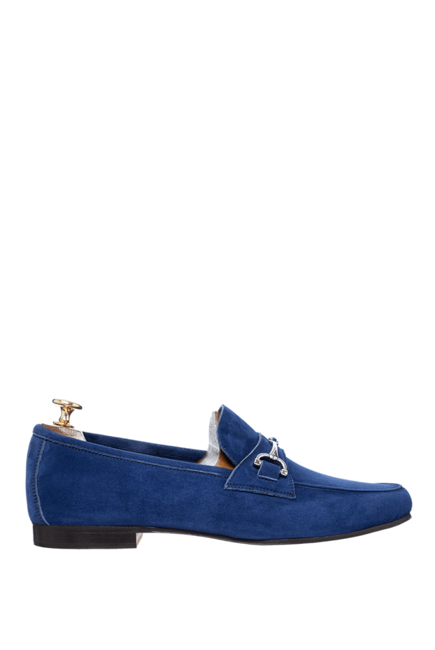 Andrea Ventura man blue suede loafers for men buy with prices and photos 160396 - photo 1