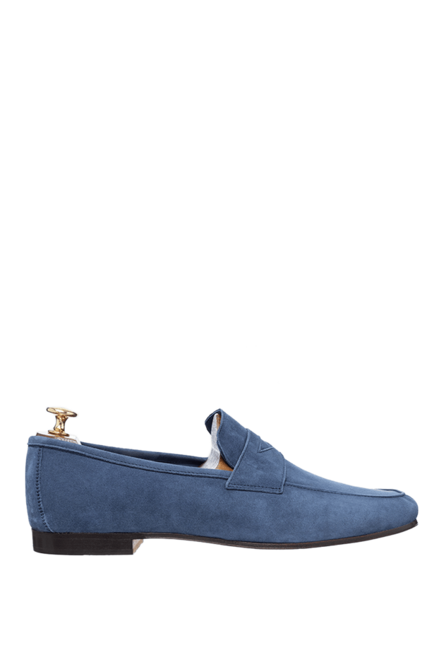 Andrea Ventura man blue suede loafers for men buy with prices and photos 160402 - photo 1