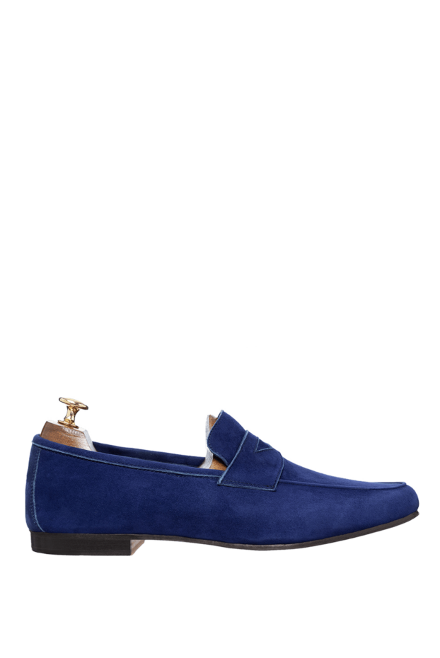 Andrea Ventura man blue suede loafers for men buy with prices and photos 160403 - photo 1