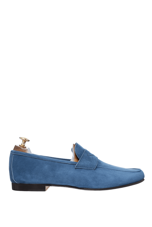 Andrea Ventura man blue suede loafers for men buy with prices and photos 160404 - photo 1