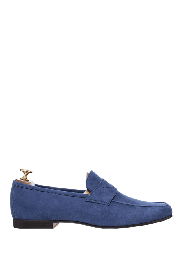 Andrea Ventura man blue suede loafers for men buy with prices and photos 160405 - photo 1