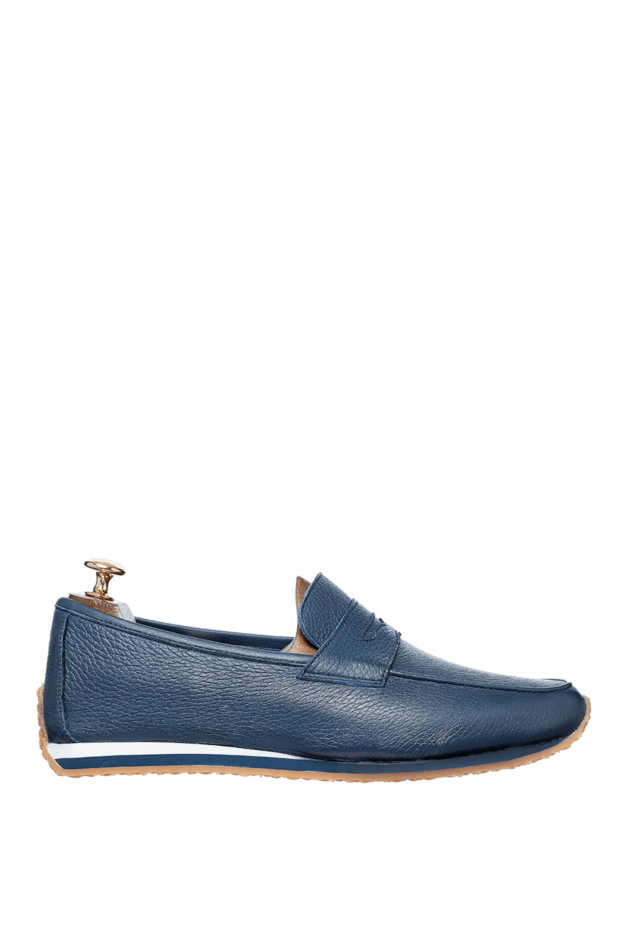 Andrea Ventura man blue leather drivers for men buy with prices and photos 160416 - photo 1