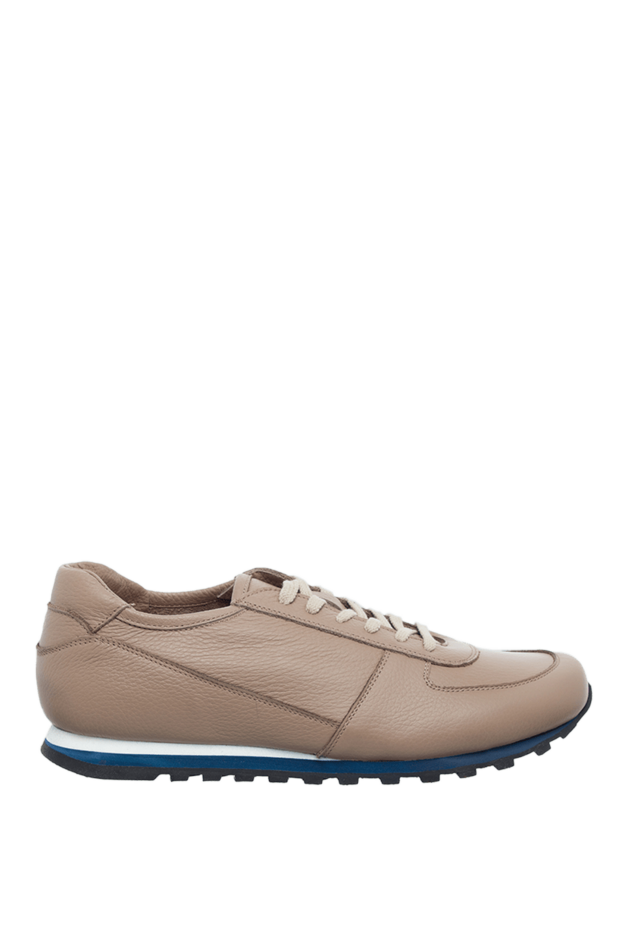 Andrea Ventura man beige leather sneakers for men buy with prices and photos 160423 - photo 1