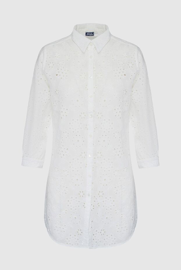 MC2 Saint Barth жіночі рубашка з бавовни біла жіноча купити фото з цінами 160467 - фото 1