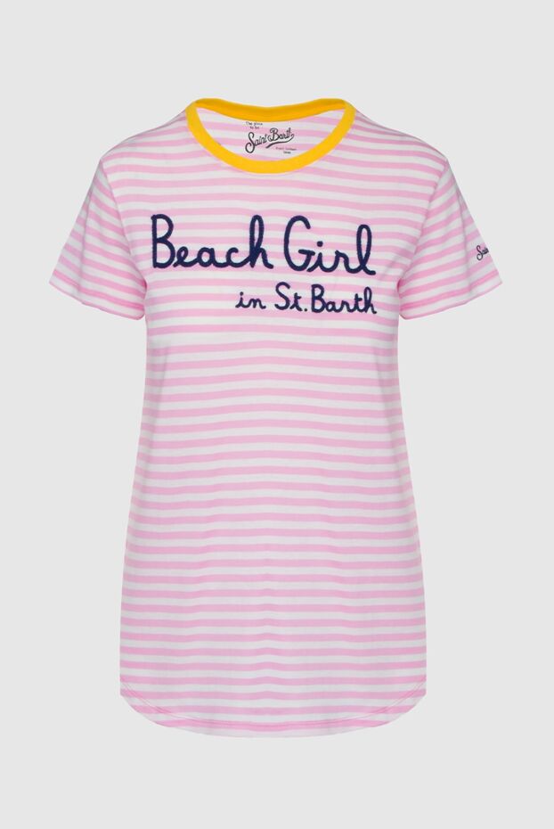 MC2 Saint Barth woman pink cotton t-shirt for women buy with prices and photos 160470 - photo 1