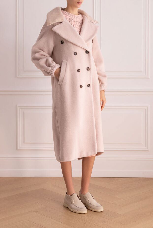 Panicale loose-fitting coat with voluminous sleeves and buttons 160556 - photo 3