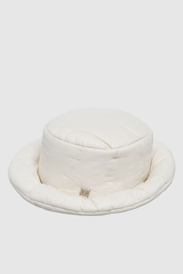 Panicale warm white women's hat with quilted top 160557 - photo 3