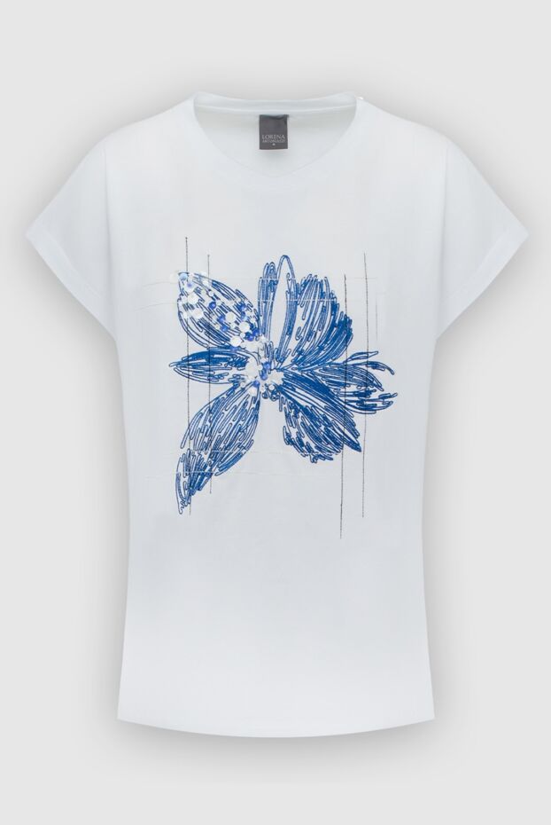 Lorena Antoniazzi woman white cotton t-shirt for women buy with prices and photos 160686 - photo 1