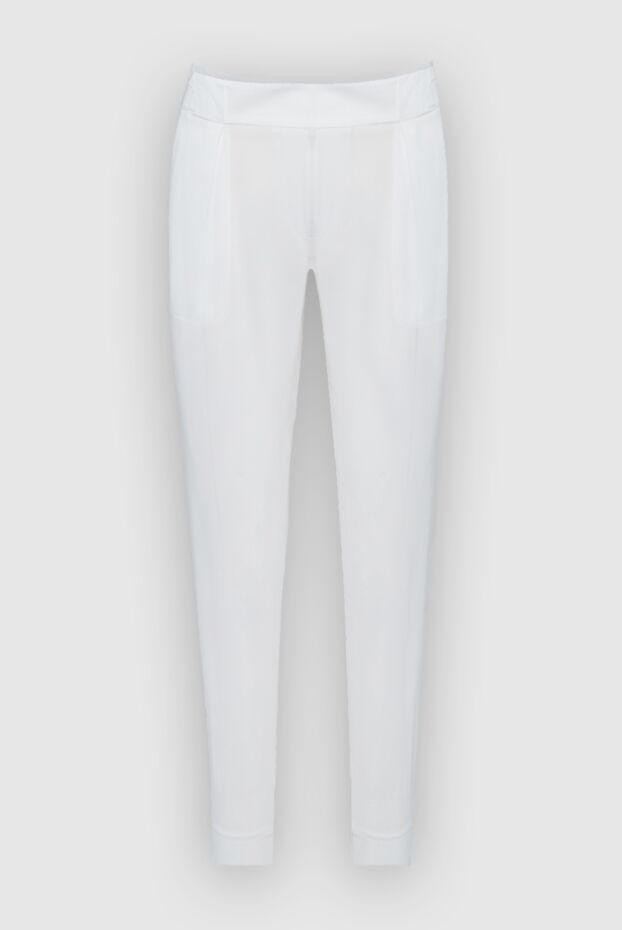 Lorena Antoniazzi woman white viscose trousers for women buy with prices and photos 160722 - photo 1