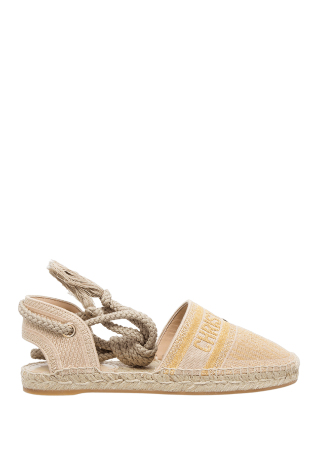 Dior woman yellow textile espadrilles for women buy with prices and photos 160774 - photo 1