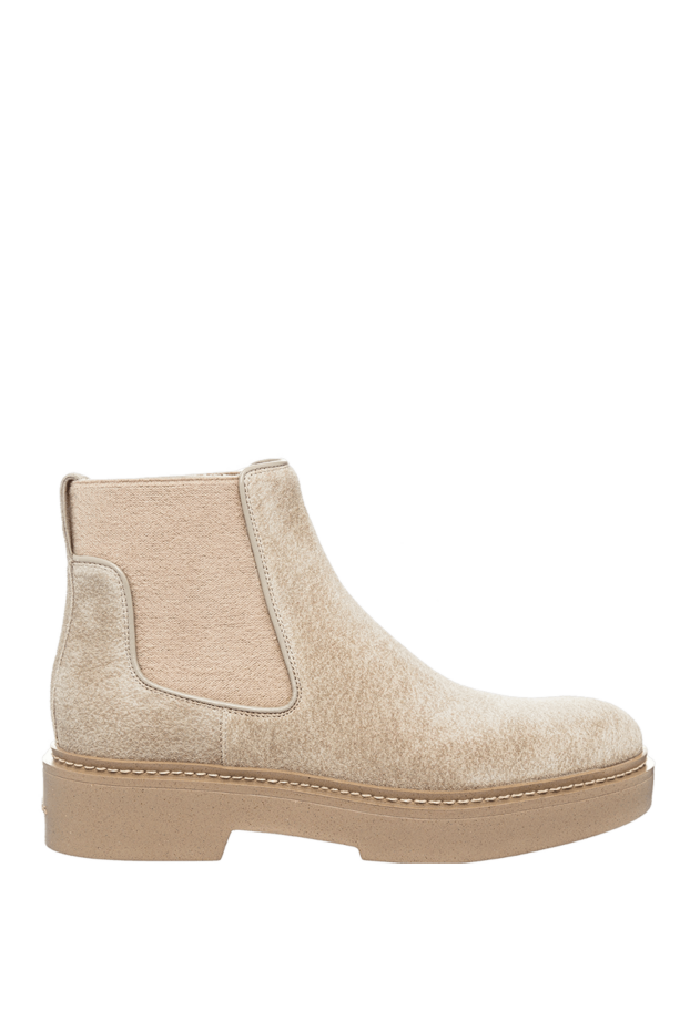 Santoni woman beige nubuck boots for women buy with prices and photos 160872 - photo 1