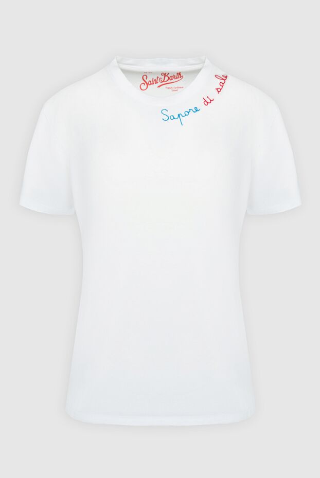 MC2 Saint Barth woman white cotton t-shirt for women buy with prices and photos 160892 - photo 1