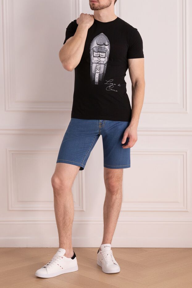 Scissor Scriptor man cotton and polyester shorts blue for men buy with prices and photos 160917 - photo 2