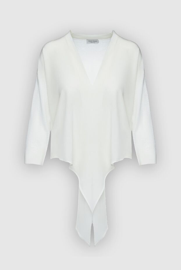 Gran Sasso woman white silk blouse for women buy with prices and photos 160939 - photo 1