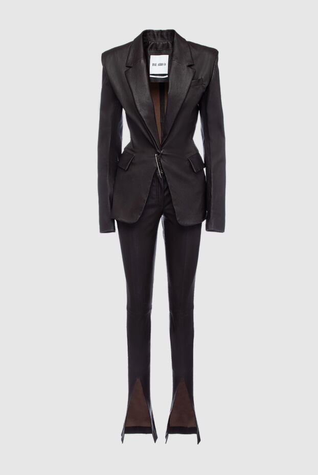 The Attico brown leather trouser suit for women 161025 - photo 1