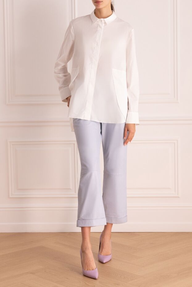 Peserico жіночі блуза з бавовни біла жіноча купити фото з цінами 161060 - фото 2