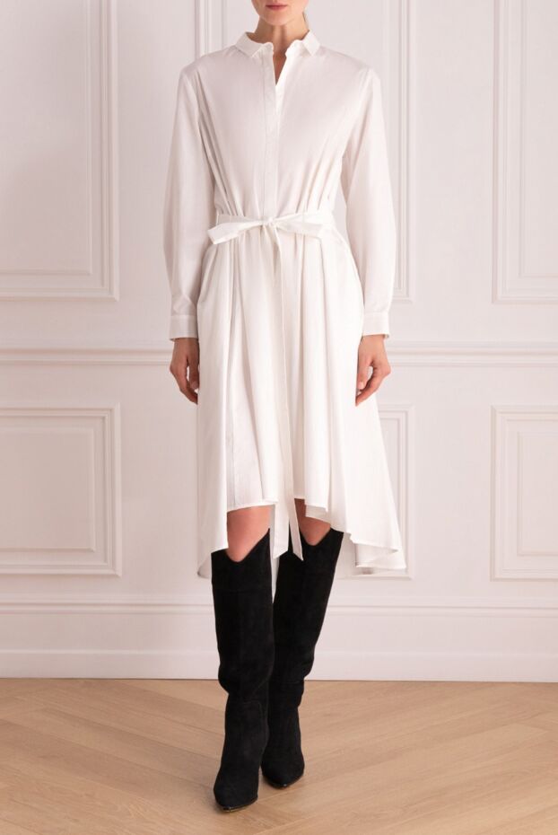 Peserico жіночі сукня з бавовни біла жіноча купити фото з цінами 161085 - фото 2