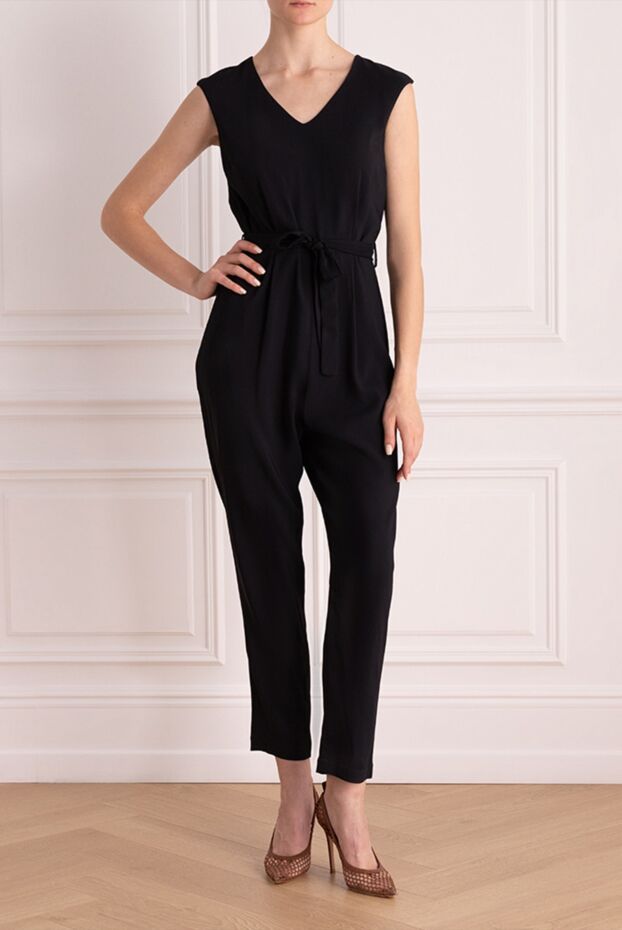 Peserico woman black women's viscose and elastane jumpsuit buy with prices and photos 161092 - photo 2