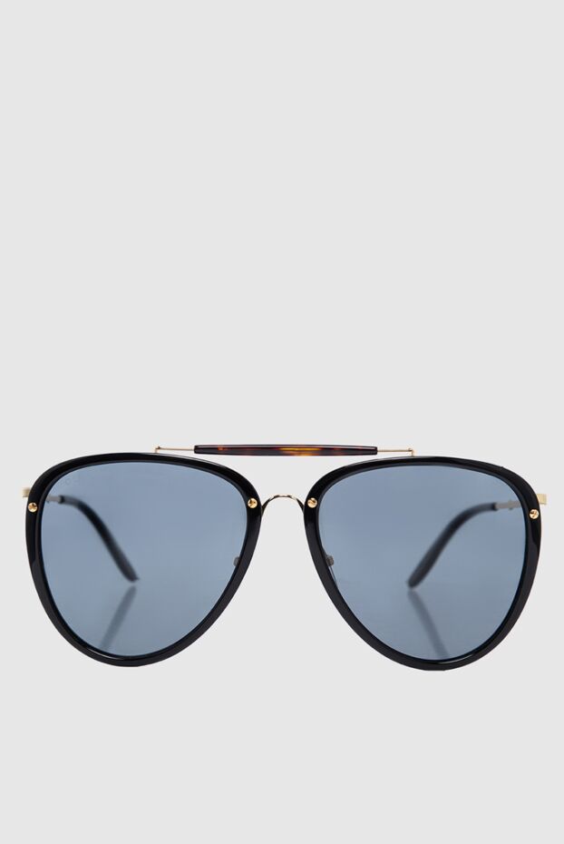 Gucci мужские очки солнцезащитные из металла и пластика черные мужские купить с ценами и фото 161151 - фото 1