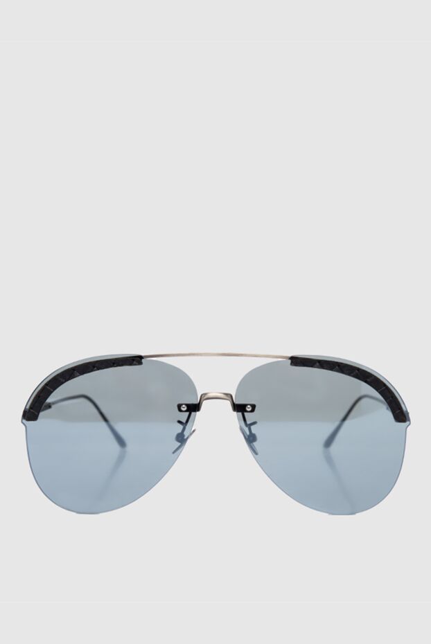 Bottega Veneta мужские очки солнцезащитные из металла и пластика серые мужские купить с ценами и фото 161195 - фото 1