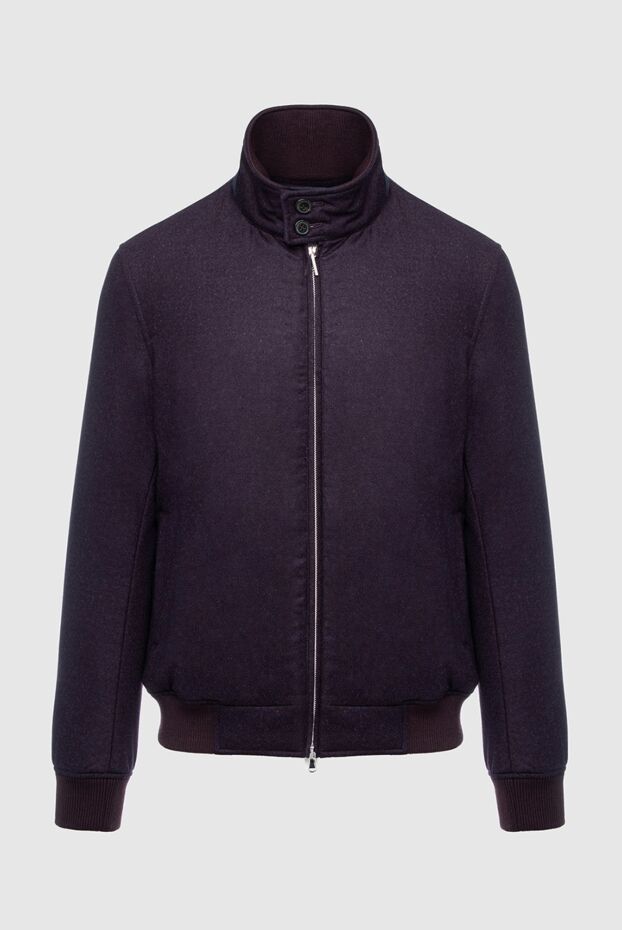 Cesare di Napoli мужские куртка из шерсти и кашемира фиолетовая мужская купить с ценами и фото 161200 - фото 1