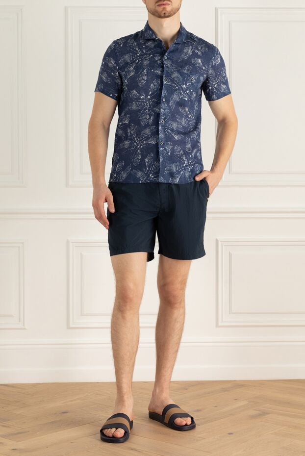 Corneliani man blue polyester beach shorts for men buy with prices and photos 161241 - photo 2