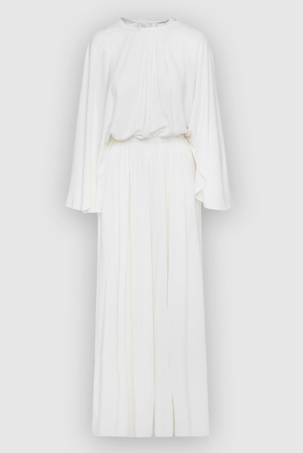 Dior жіночі сукня з віскози та шовку біла жіноча купити фото з цінами 161291 - фото 1